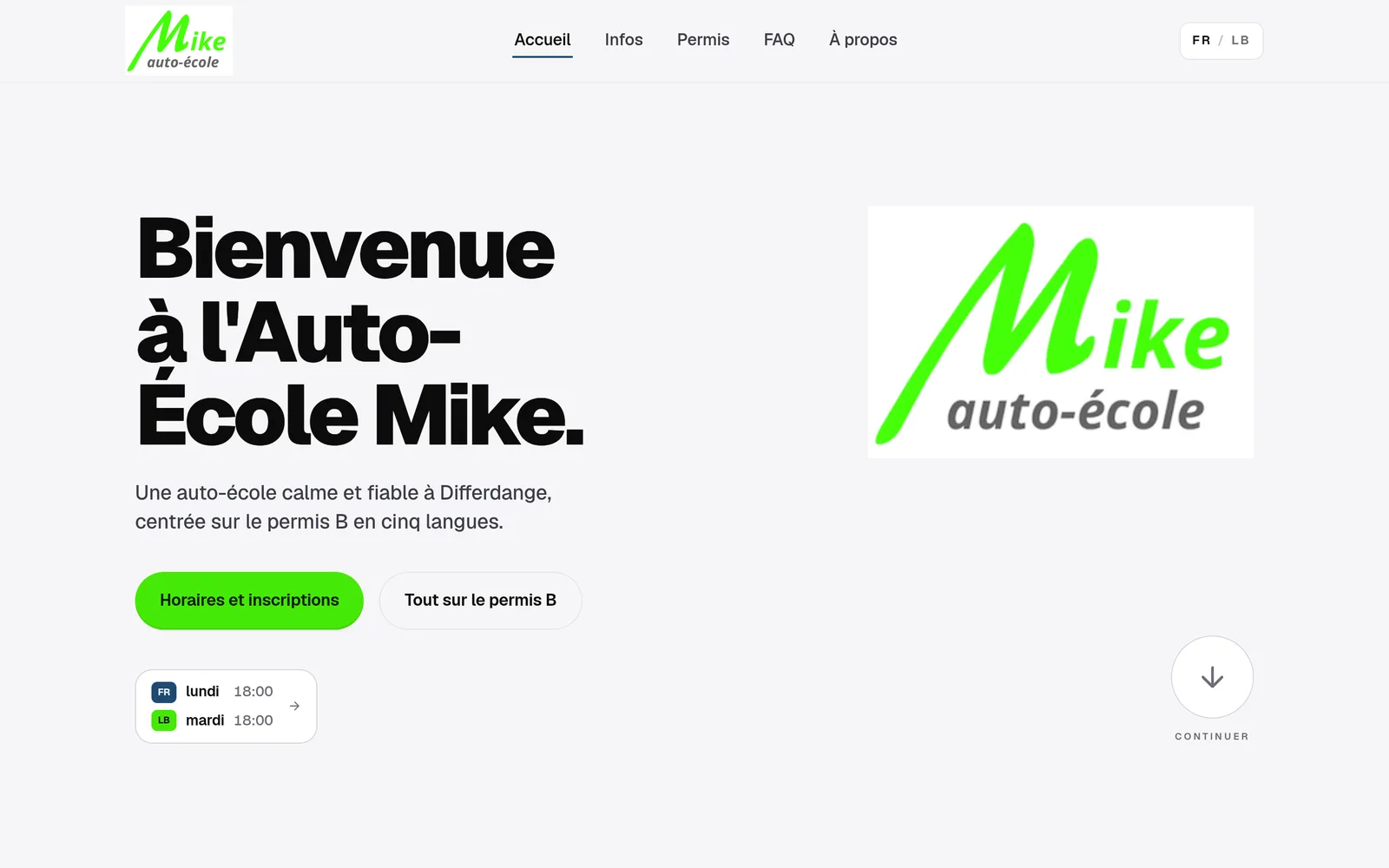 Auto-École Mike, https://autoecolemike.lu